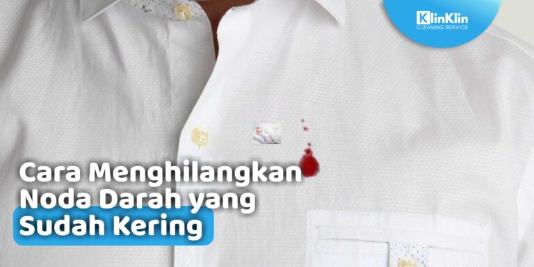 Cara Menghilangkan Noda Darah yang Sudah Kering