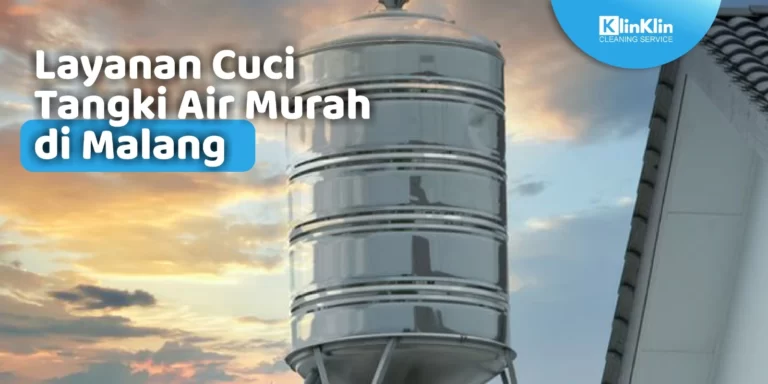 Layanan Cuci Tangki Air di Malang