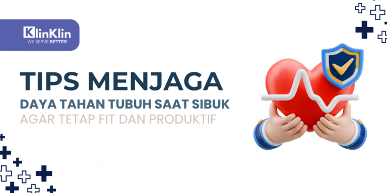 Cover artikel judul "Tips Menjaga Daya Tahan Tubuh Saat Sibuk Agar Tetap Fit dan Produktif"