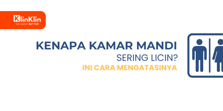 Cover artikel judul "Kenapa Kamar Mandi Sering Licin? Ini Cara Mengatasinya"